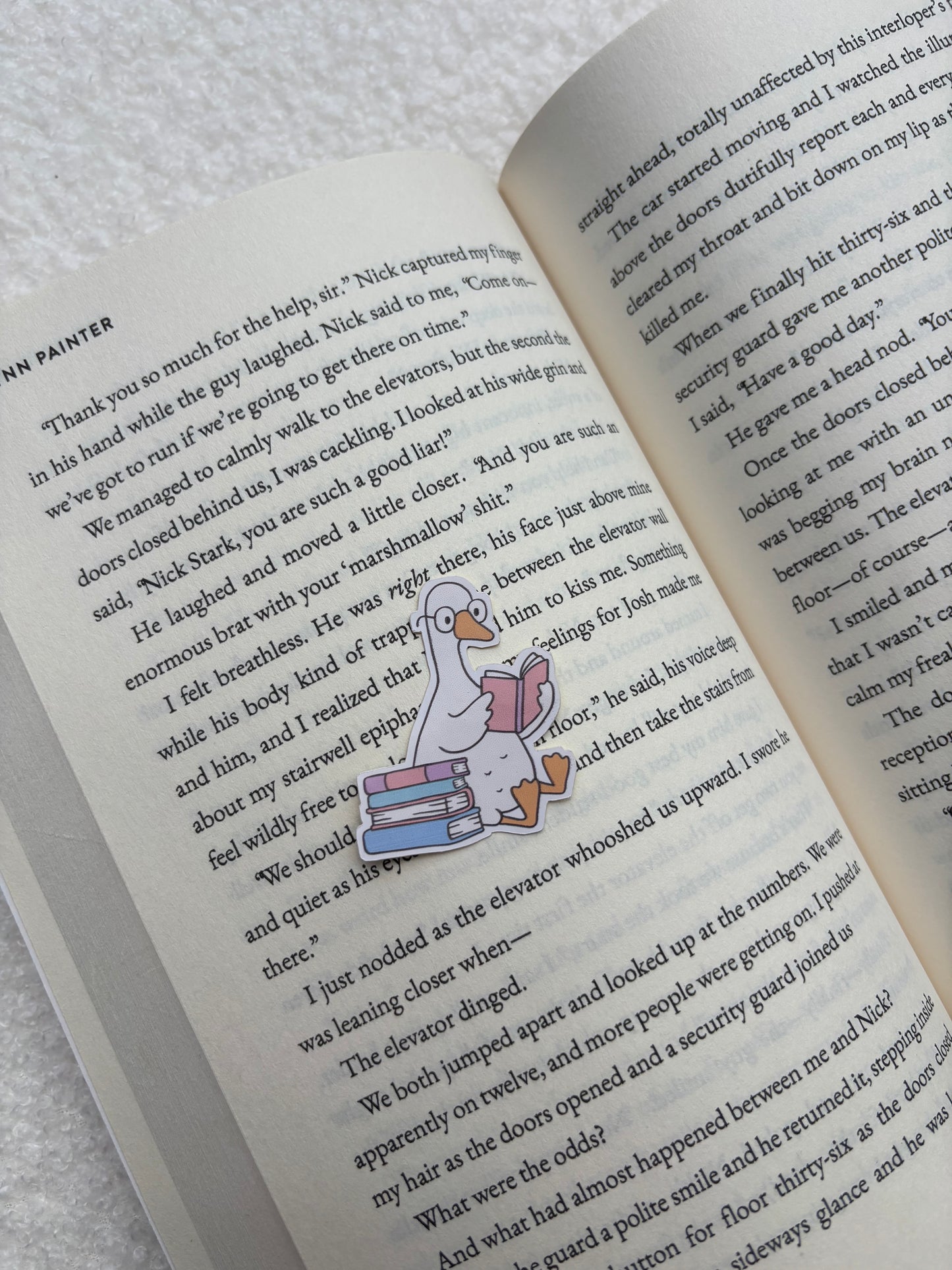 Reader Goose Sticker