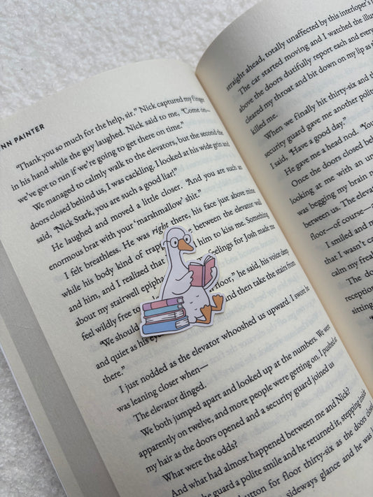 Reader Goose Sticker
