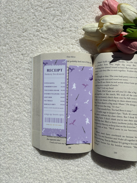 Fantasy Bookstore Receipt