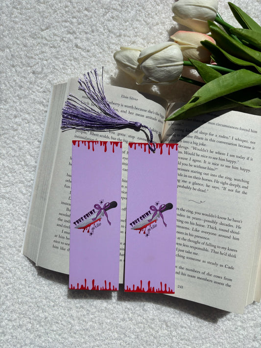 Thriller Girlie Bookmark