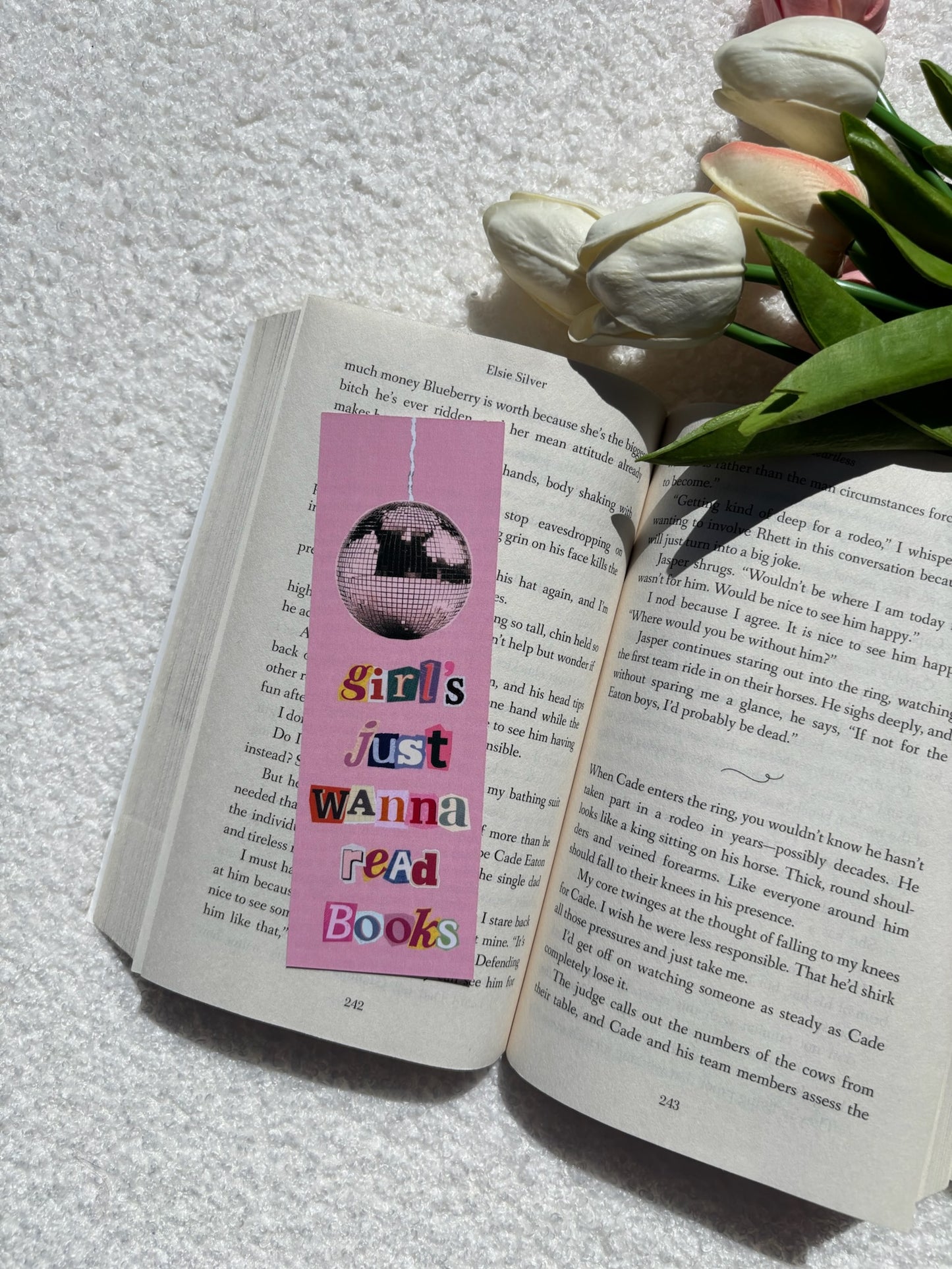 Girls Just Wanna Read Books Bookmark