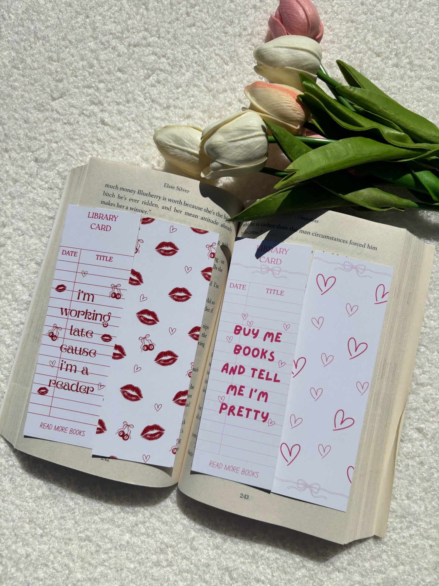 Library Card Bookmark Bundle & Individuals