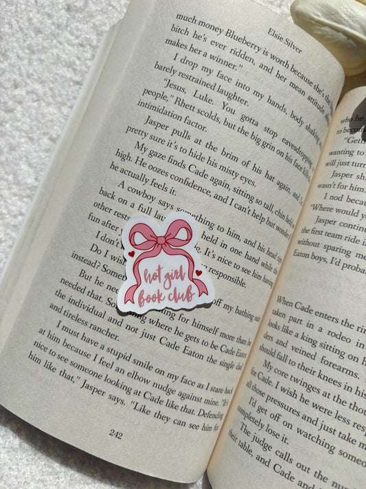 Hot Girl Bookclub Sticker