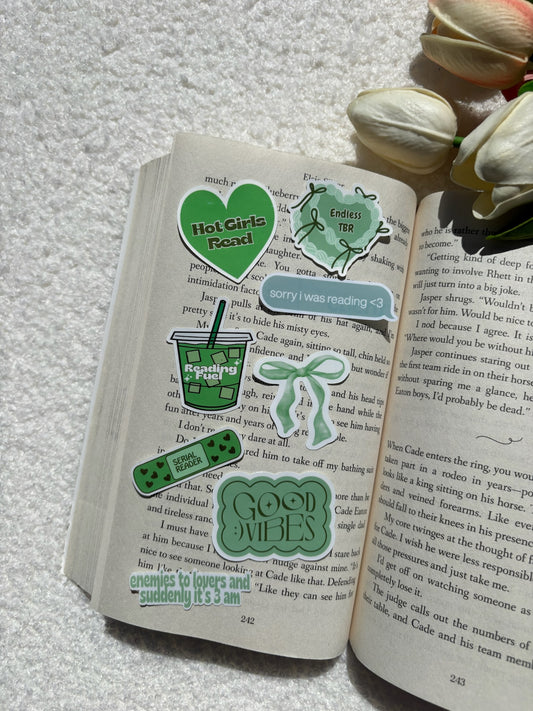 Green Sticker Bundle & Individuals