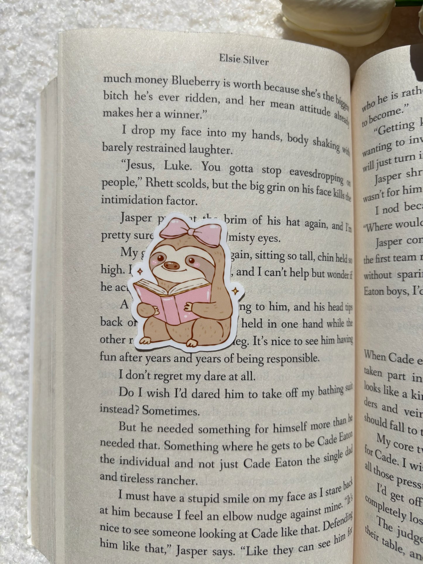 Reader Sloth Sticker