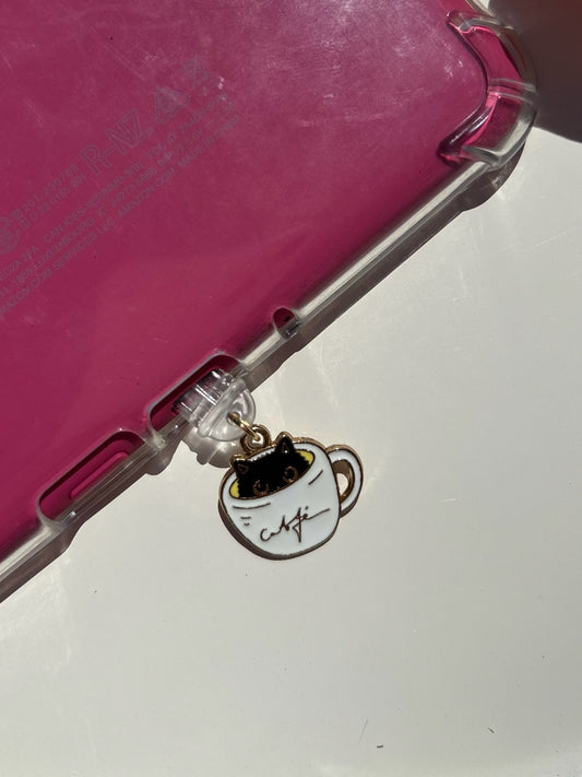 Coffee Cat Dust Plug